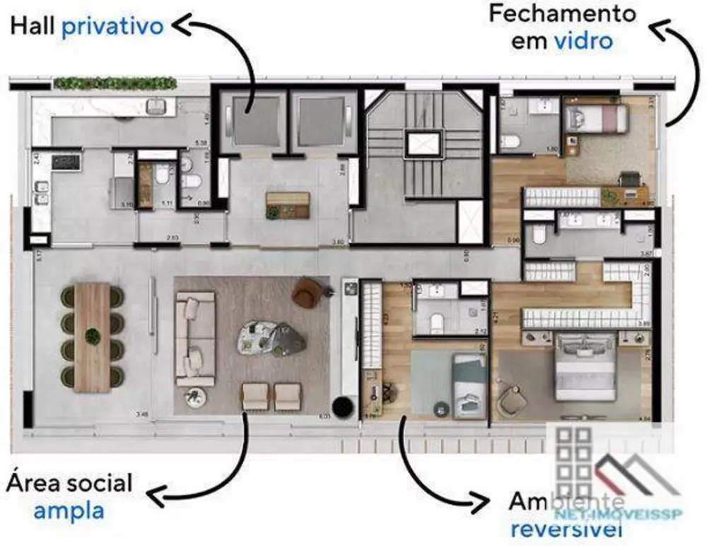 Apartamento, 3 quartos, 183 m² - Foto 14