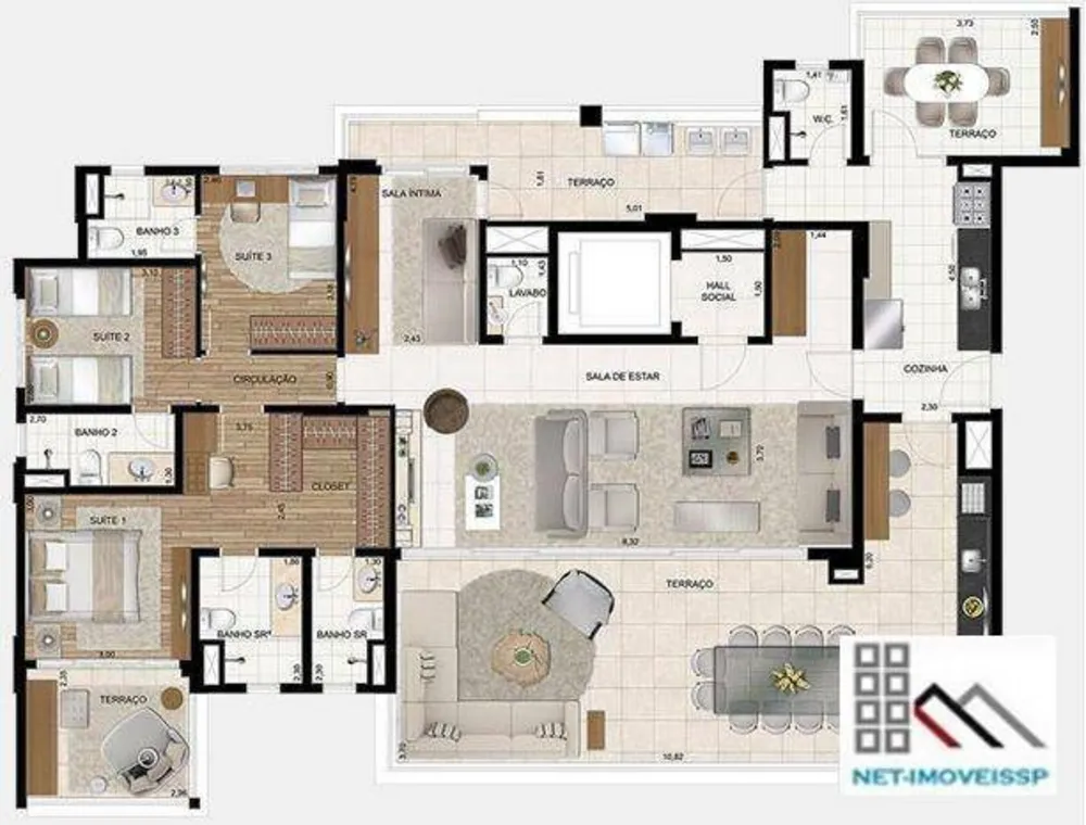 Apartamento, 3 quartos, 213 m² - Foto 4