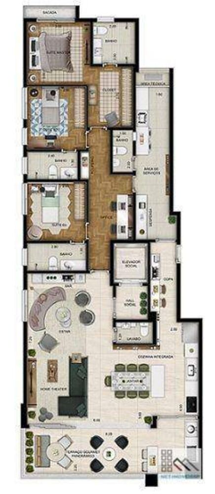 Apartamento, 3 quartos, 160 m² - Foto 19