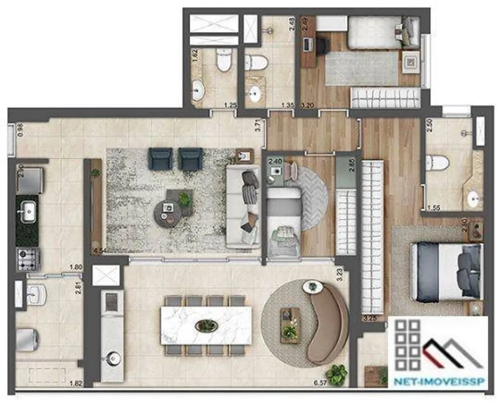 Apartamento, 3 quartos, 111 m² - Foto 12
