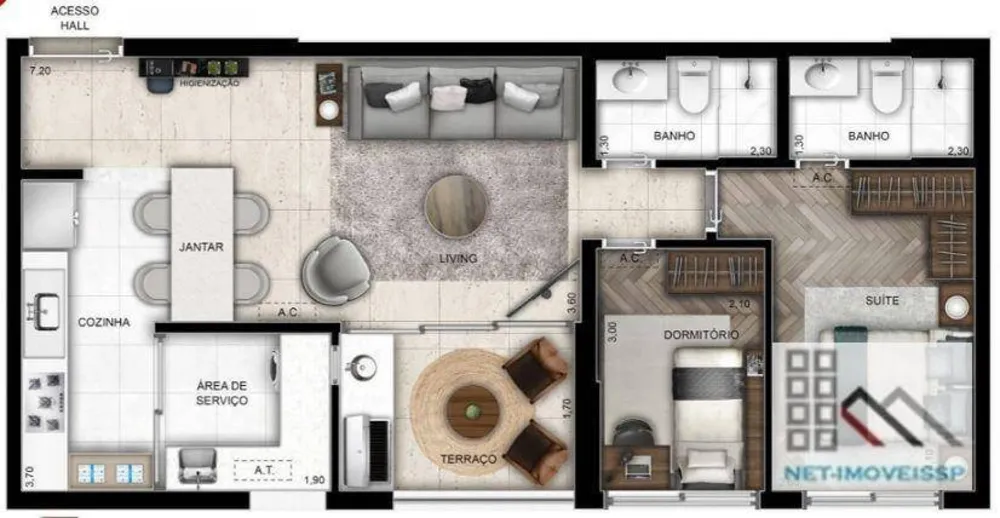 Apartamento, 2 quartos, 76 m² - Foto 15