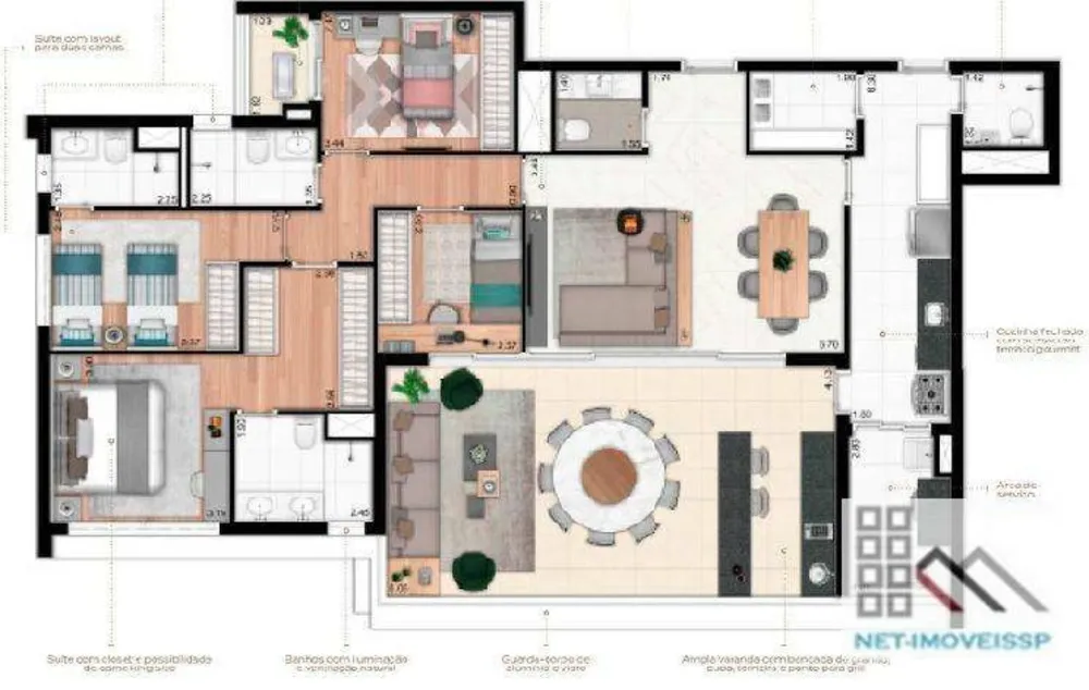 Apartamento, 3 quartos, 168 m² - Foto 5