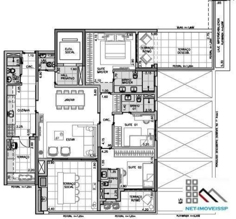Apartamento, 3 quartos, 170 m² - Foto 11