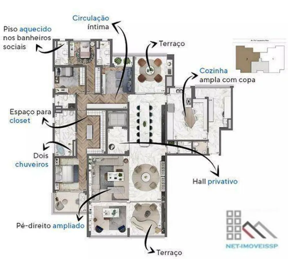 Apartamento, 4 quartos, 308 m² - Foto 5