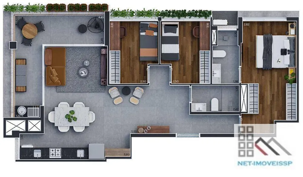 Apartamento, 3 quartos, 96 m² - Foto 15