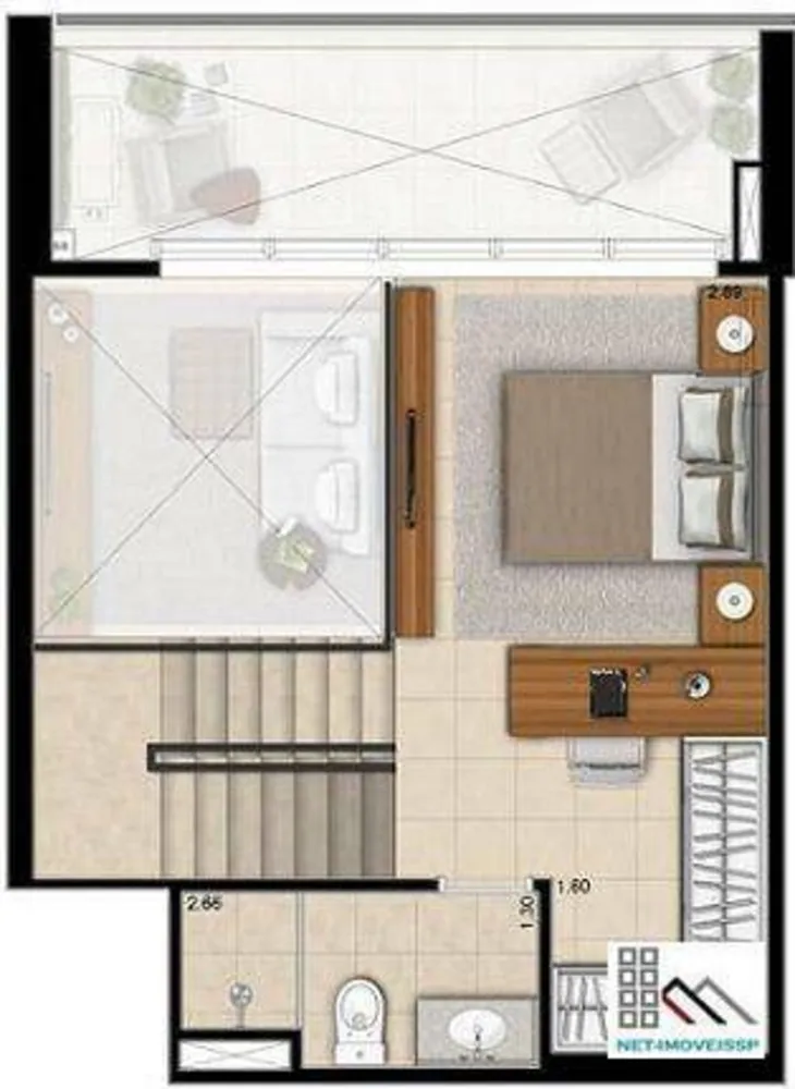 Apartamento, 1 quarto, 67 m² - Foto 16