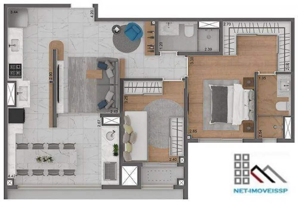 Apartamento, 2 quartos, 71 m² - Foto 13