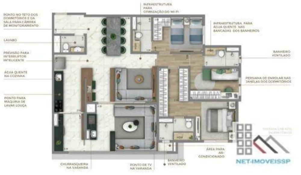 Apartamento, 3 quartos, 122 m² - Foto 14