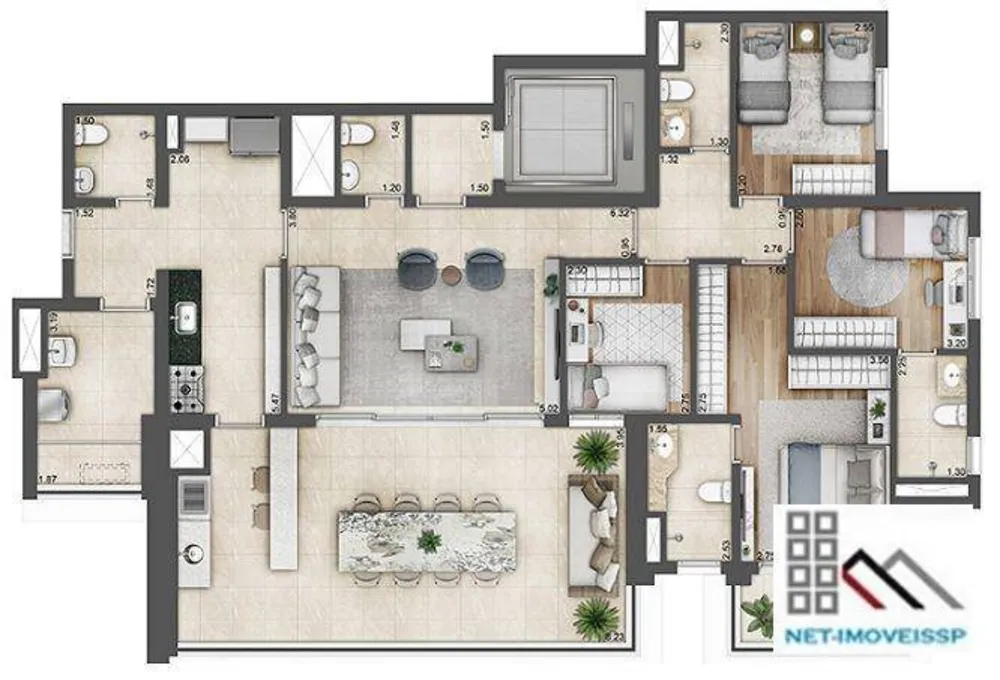 Apartamento, 3 quartos, 132 m² - Foto 11