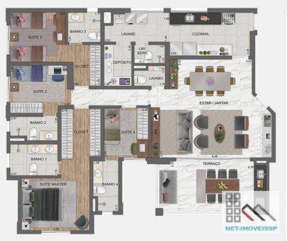 Apartamento, 3 quartos, 153 m² - Foto 17