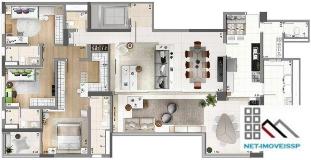 Apartamento, 4 quartos, 189 m² - Foto 16