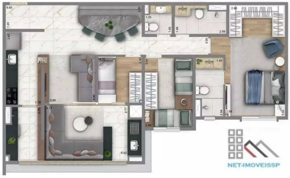 Apartamento, 3 quartos, 100 m² - Foto 15