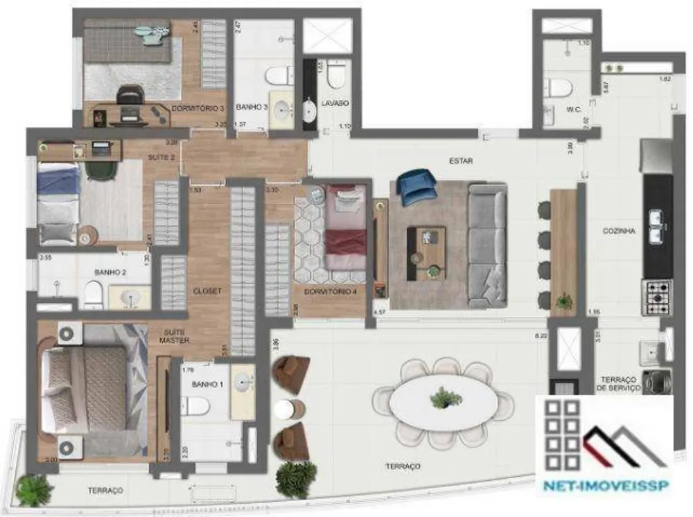 Apartamento, 4 quartos, 142 m² - Foto 11