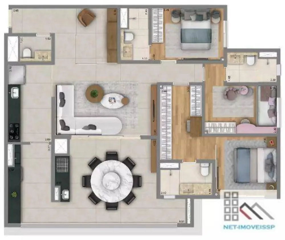 Apartamento, 3 quartos, 125 m² - Foto 43