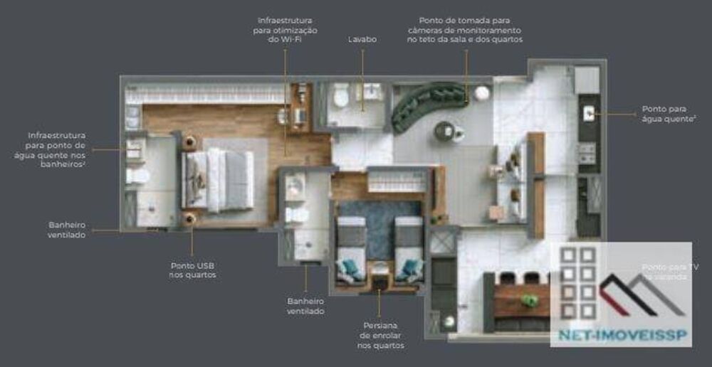 Apartamento, 2 quartos, 72 m² - Foto 4