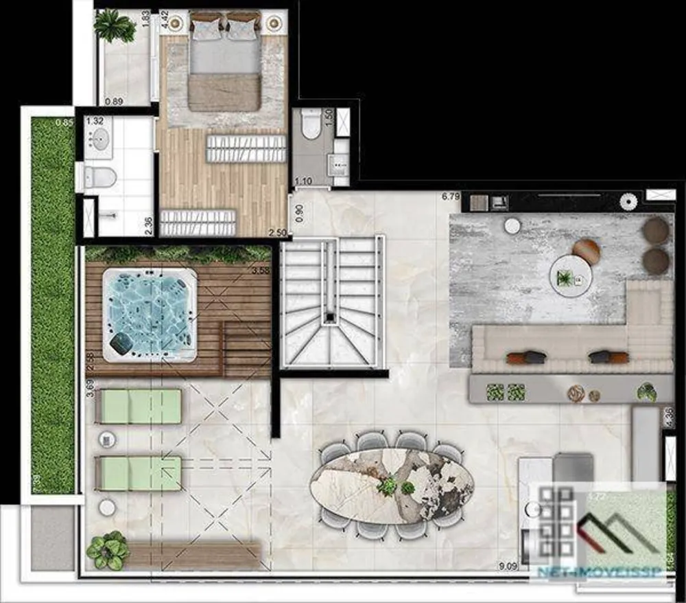 Cobertura, 3 quartos, 230 m² - Foto 11