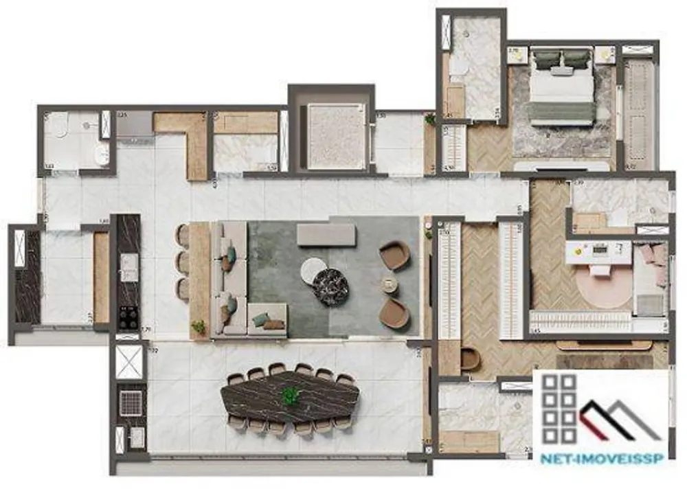 Apartamento, 3 quartos, 137 m² - Foto 12