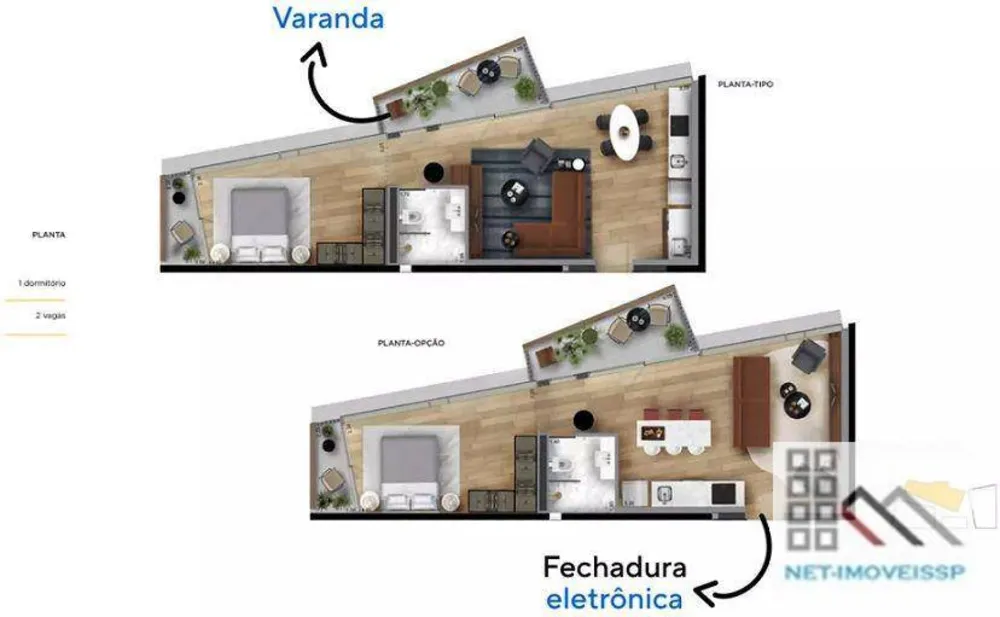 Apartamento, 1 quarto, 61 m² - Foto 4