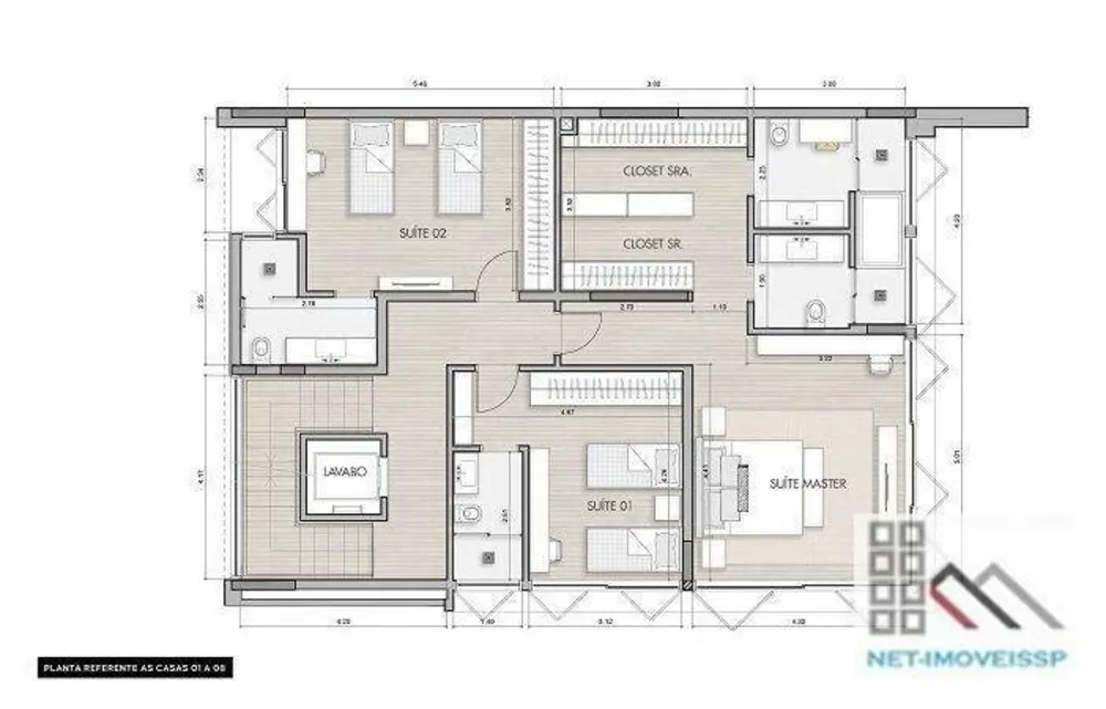 Casa de Condomínio, 3 quartos - Foto 25