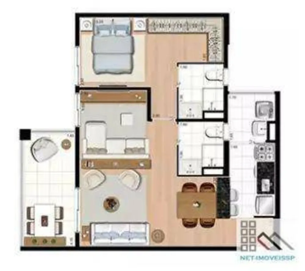 Apartamento, 2 quartos, 67 m² - Foto 12