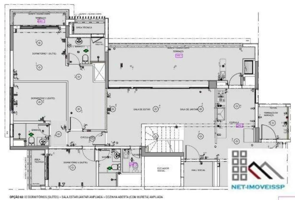 Cobertura, 3 quartos, 313 m² - Foto 8