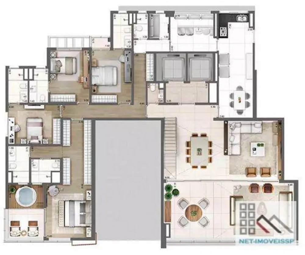 Cobertura, 4 quartos, 481 m² - Foto 11