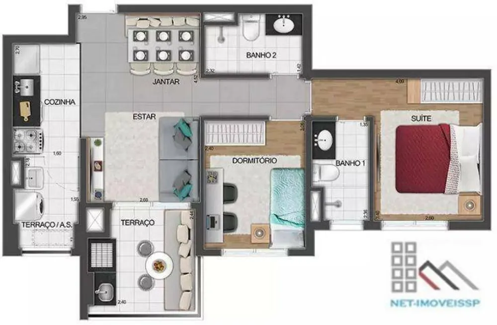 Apartamento, 2 quartos, 62 m² - Foto 15