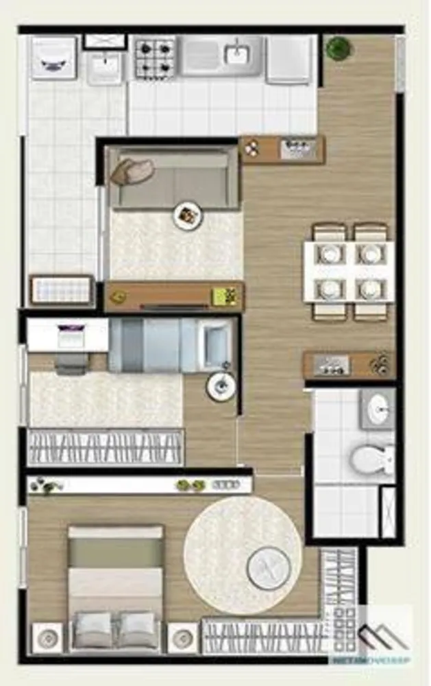 Apartamento, 2 quartos, 50 m² - Foto 16