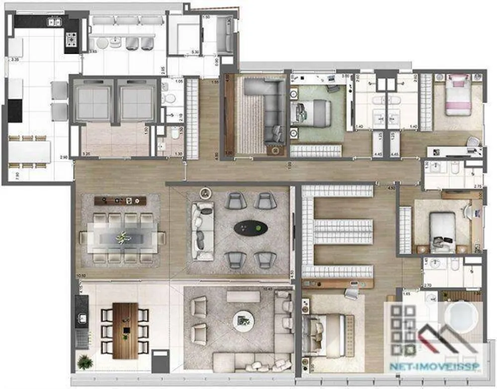 Apartamento, 4 quartos, 373 m² - Foto 12