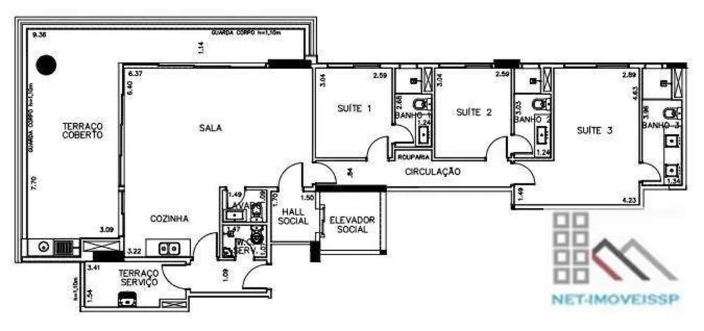 Apartamento, 3 quartos, 142 m² - Foto 16