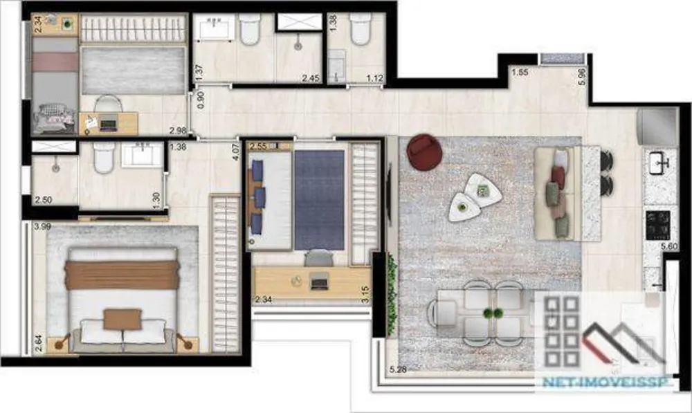 Apartamento, 3 quartos, 79 m² - Foto 16