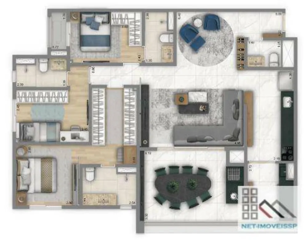 Apartamento, 3 quartos, 125 m² - Foto 6