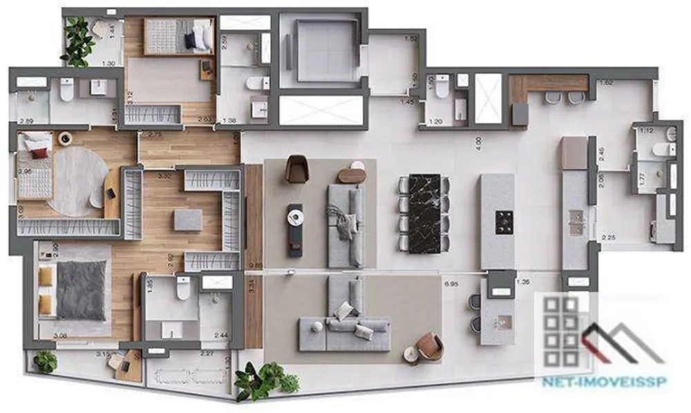 Apartamento, 4 quartos, 168 m² - Foto 4