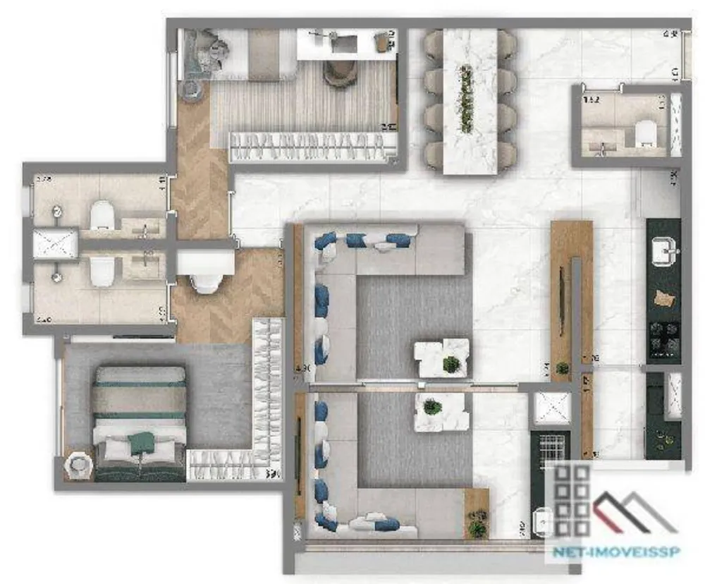 Apartamento, 2 quartos, 92 m² - Foto 6