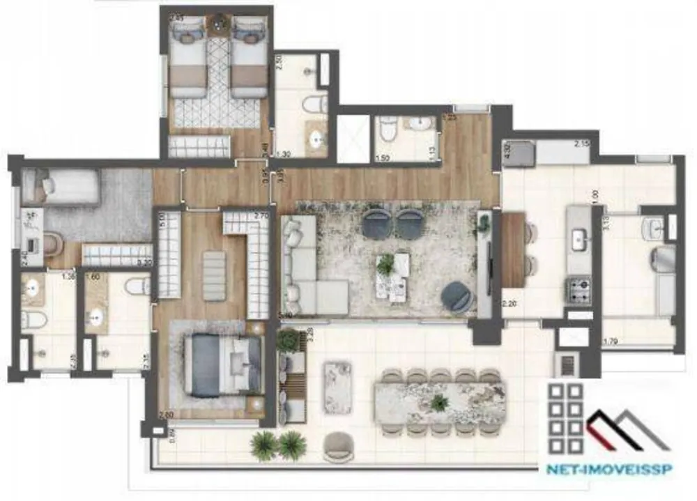 Apartamento, 3 quartos, 127 m² - Foto 11