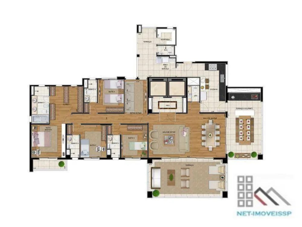 Apartamento, 4 quartos, 260 m² - Foto 18
