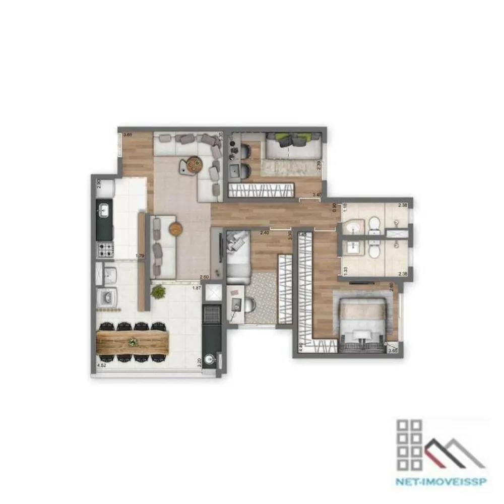 Apartamento, 3 quartos, 84 m² - Foto 11