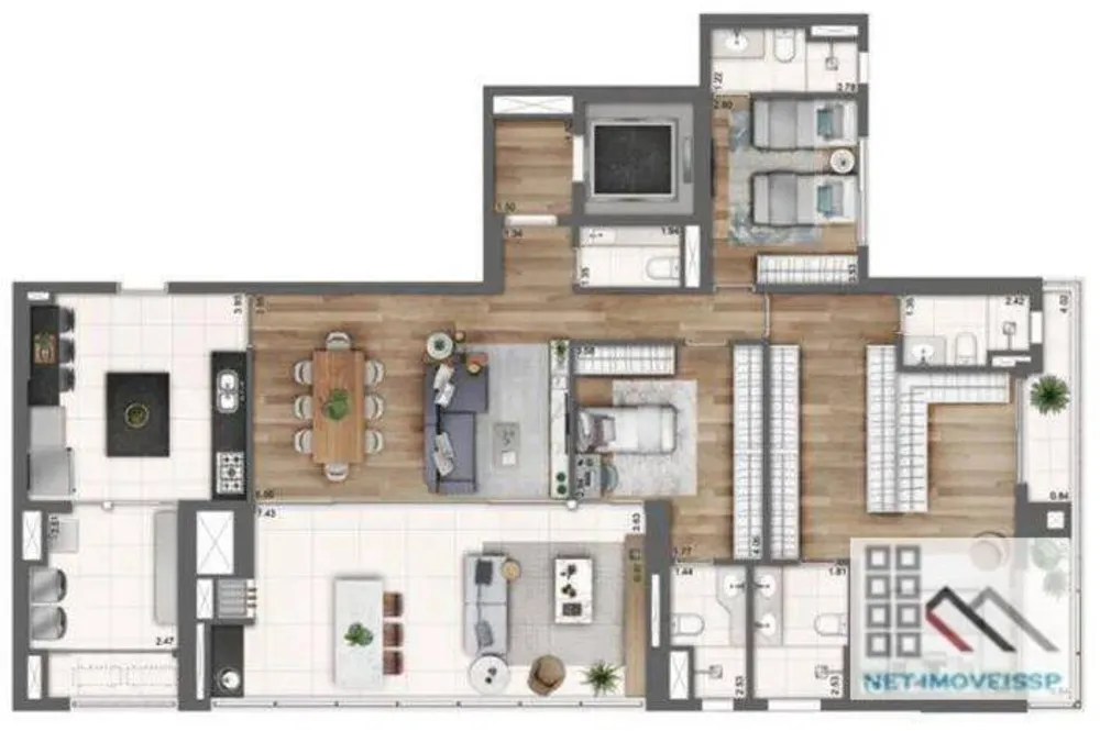 Apartamento, 3 quartos, 191 m² - Foto 10