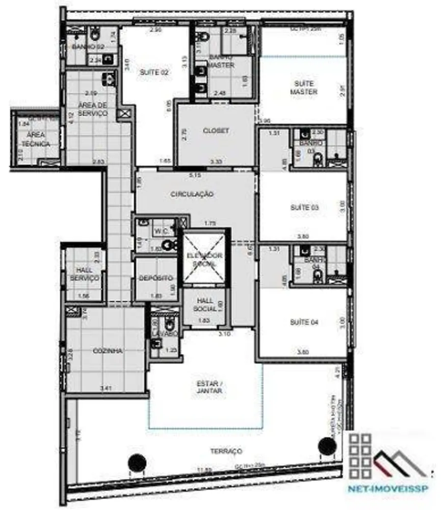 Apartamento, 4 quartos, 244 m² - Foto 15