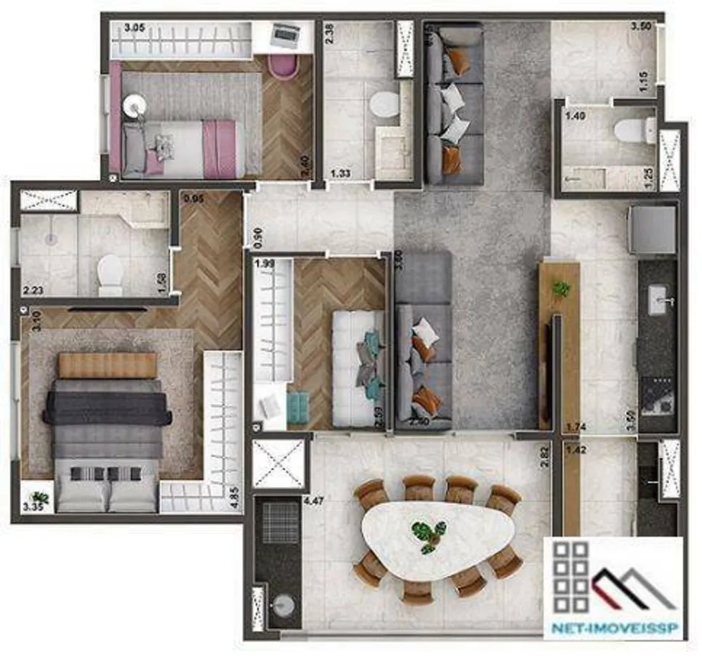 Apartamento, 3 quartos, 84 m² - Foto 11