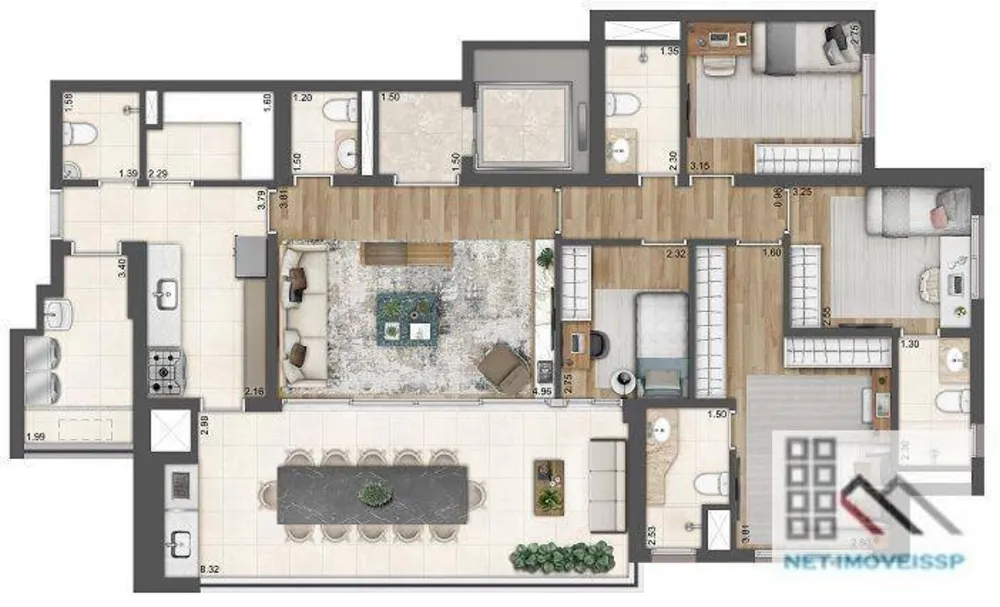Apartamento, 4 quartos, 144 m² - Foto 10