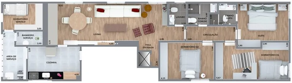 Apartamento, 3 quartos, 135 m² - Foto 16