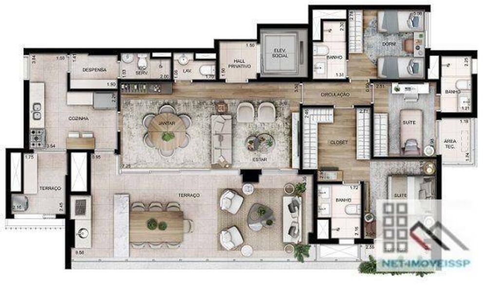 Apartamento, 4 quartos, 156 m² - Foto 14