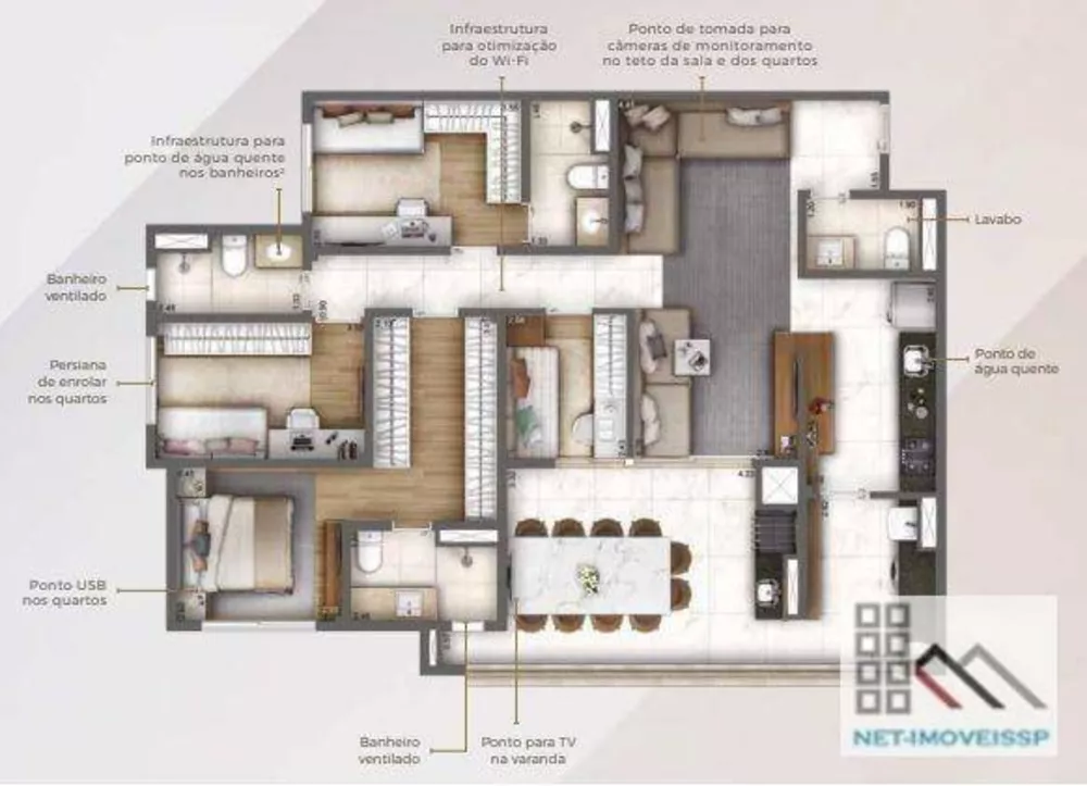 Apartamento à venda com 4 quartos, 119m² - Foto 38