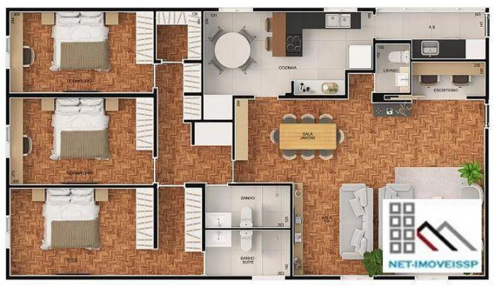 Apartamento, 3 quartos, 162 m² - Foto 12