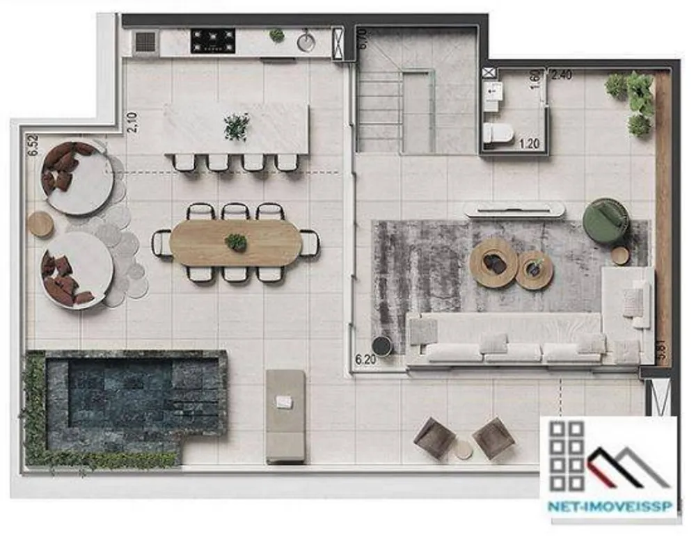Cobertura, 3 quartos, 214 m² - Foto 11