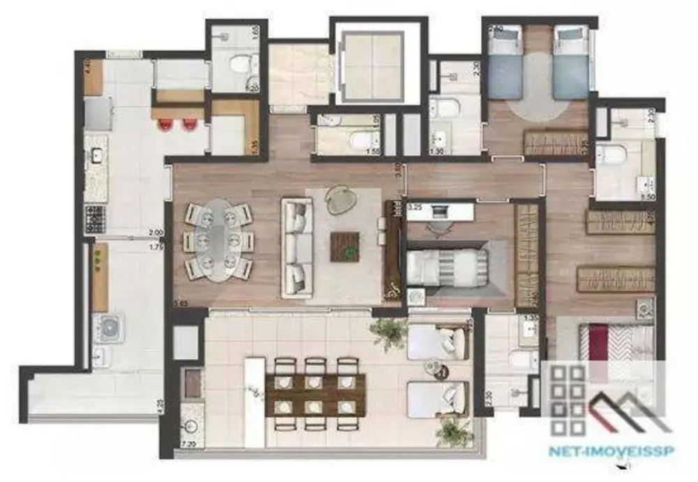 Apartamento, 3 quartos, 148 m² - Foto 20