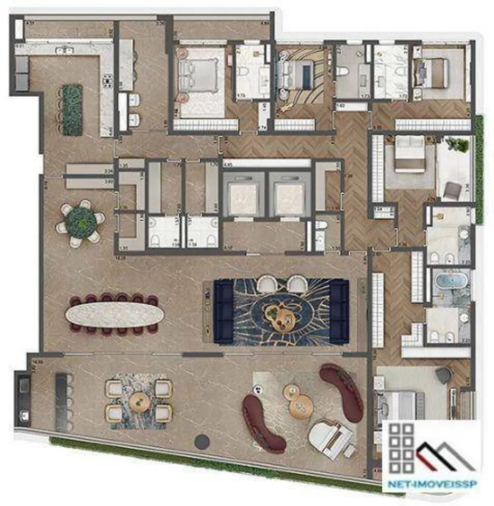 Apartamento, 5 quartos, 493 m² - Foto 11