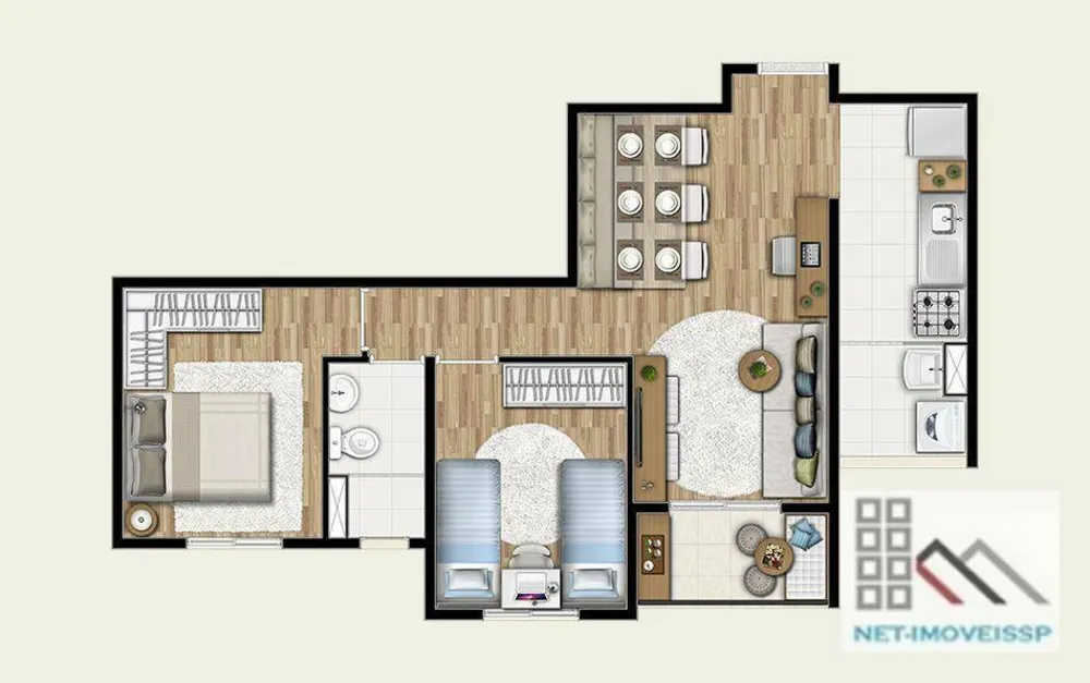 Apartamento, 2 quartos, 51 m² - Foto 16