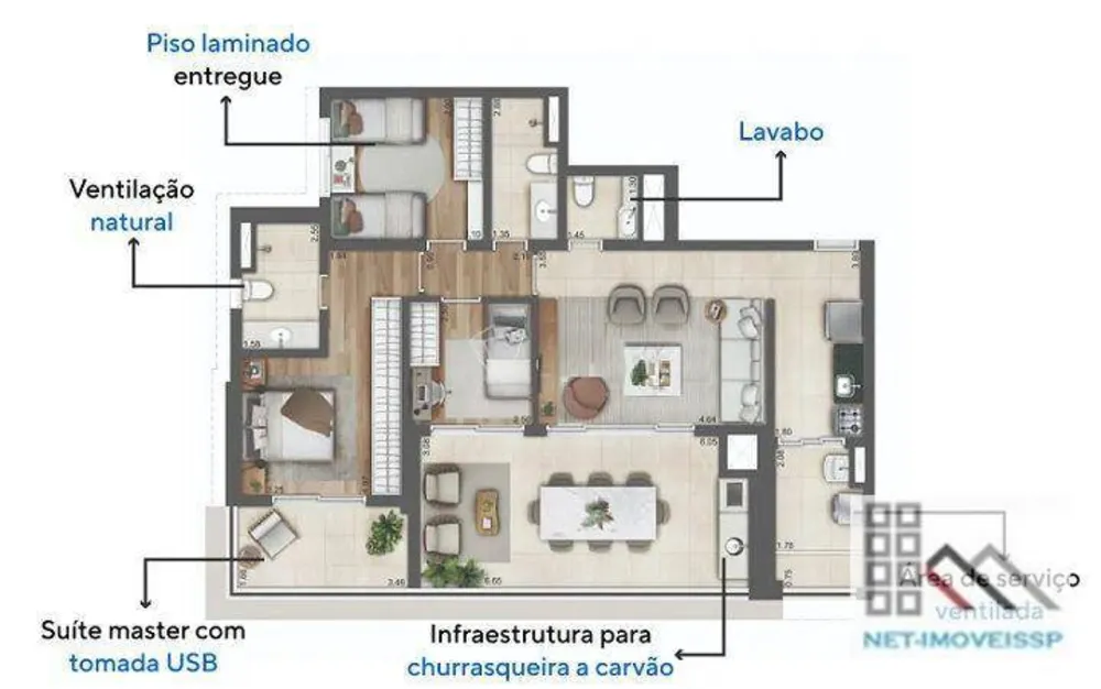 Apartamento, 3 quartos, 85 m² - Foto 20
